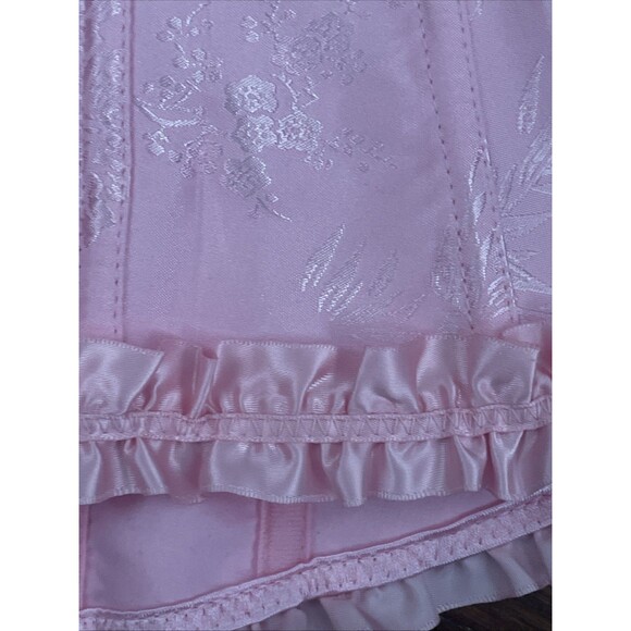 Satin Corset Shapeware Cosplay Steampunk Pirate Fairy Goth Size XS NWOT Pink - Picture 7 of 8